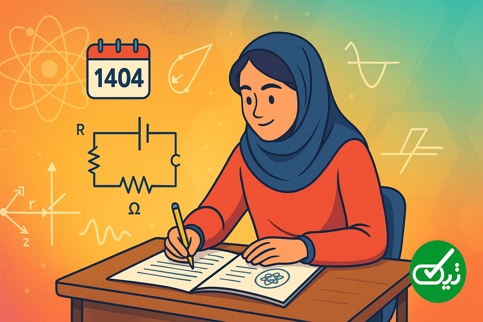 امتحان شبهنهایی فیزیک دوازدهم تجربی ۱۴۰۴